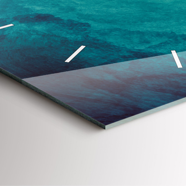 Szögletes fali üvegóra Absztrakciós mélység