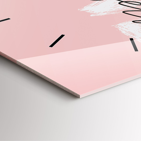 Szögletes fali üvegóra Szeresd magad felirat