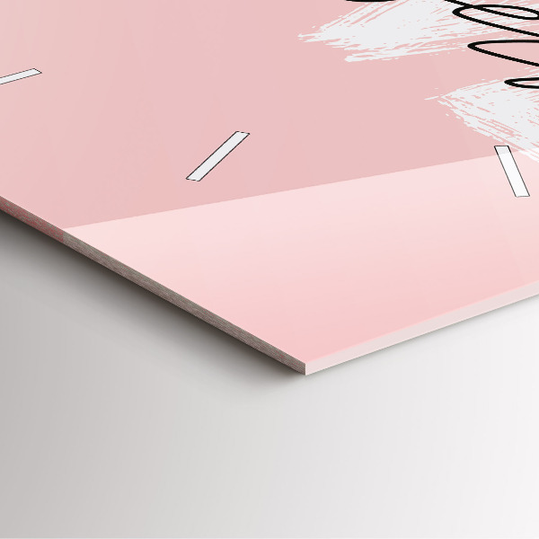 Szögletes fali üvegóra Szeresd magad felirat