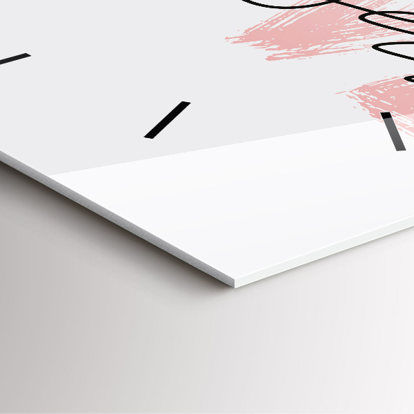 Szögletes fali üvegóra Szeresd magad felirat