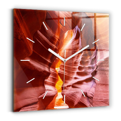 Szögletes fali üvegóra Sand Canyon