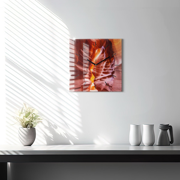 Szögletes fali üvegóra Sand Canyon