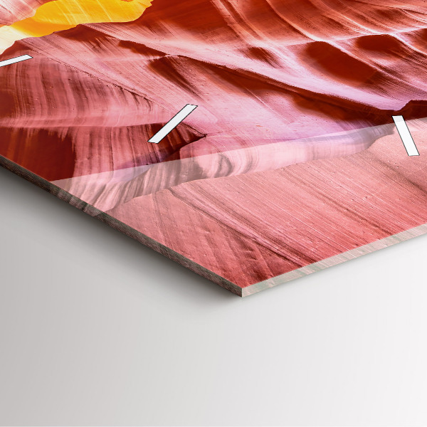 Szögletes fali üvegóra Sand Canyon