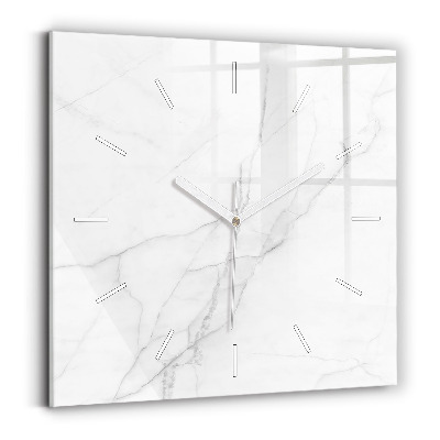 Szögletes fali üvegóra Dekoratív márvány
