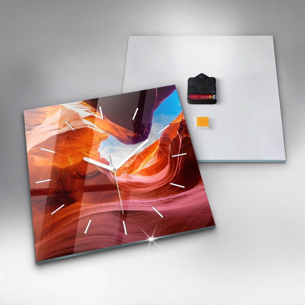 Szögletes fali üvegóra Kanyon