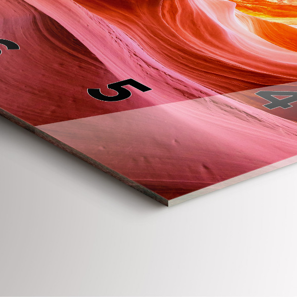 Szögletes fali üvegóra Kanyon