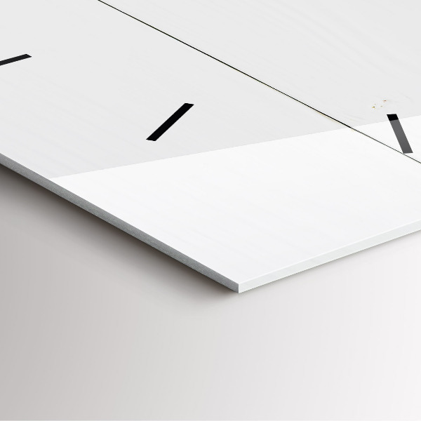 Szögletes fali üvegóra A feliratos ház