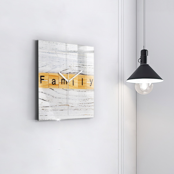 Szögletes fali üvegóra Család