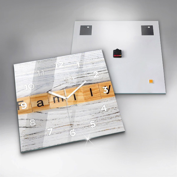 Szögletes fali üvegóra Család