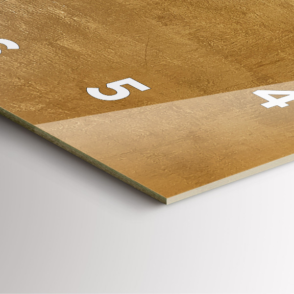 Szögletes fali üvegóra Dekoratív vászon