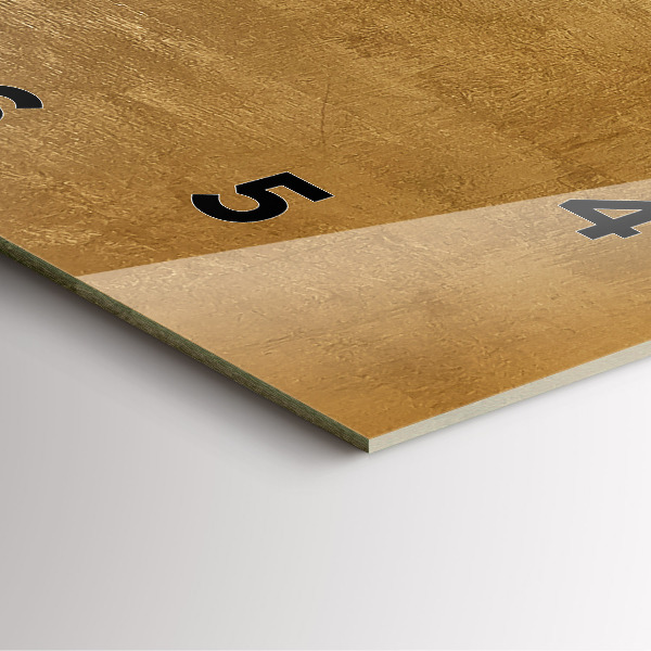 Szögletes fali üvegóra Dekoratív vászon