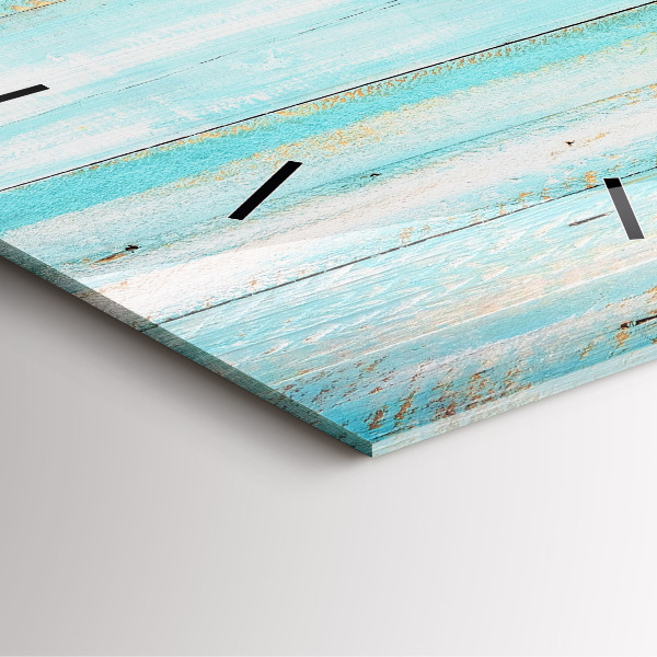 Szögletes fali üvegóra Kék táblák