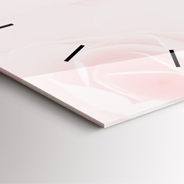 Szögletes fali üvegóra Virágzó rózsák