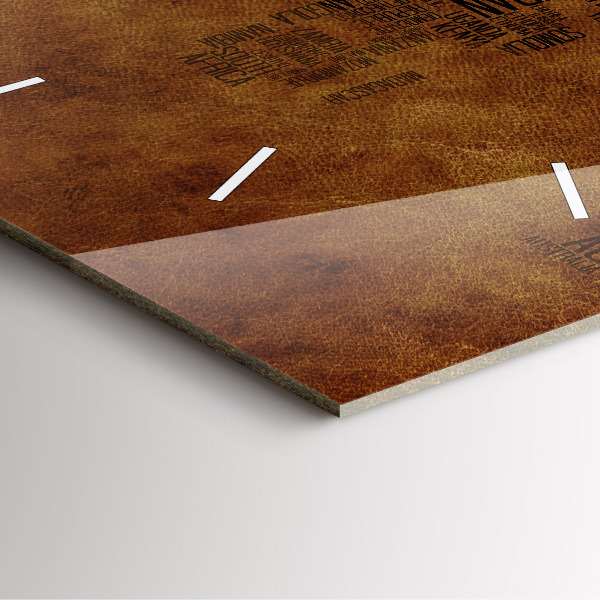 Szögletes fali üvegóra Térkép és országnevek