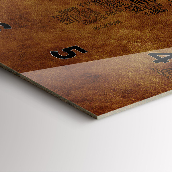 Szögletes fali üvegóra Térkép és országnevek