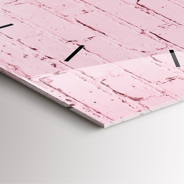 Szögletes fali üvegóra Téglafal