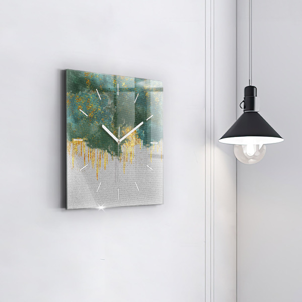 Szögletes fali üvegóra Dekoratív minta