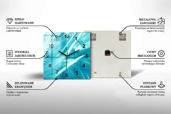 Szögletes fali üvegóra Bazsarózsa virágok