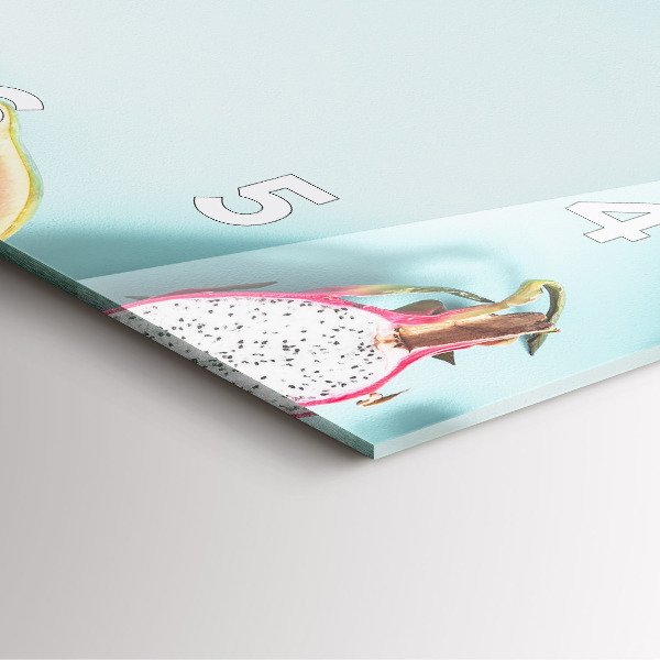 Szögletes fali üvegóra Nyári kompozíció