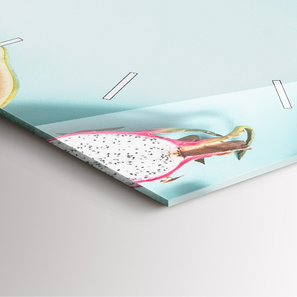 Szögletes fali üvegóra Nyári kompozíció