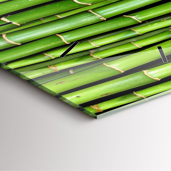Szögletes fali üvegóra Ázsiai bambusz