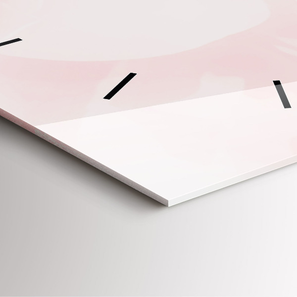 Szögletes fali üvegóra Virágzó rózsák