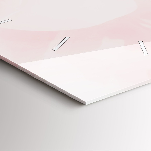 Szögletes fali üvegóra Virágzó rózsák