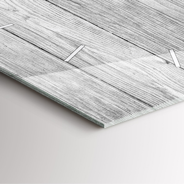 Szögletes fali üvegóra Fa panelek