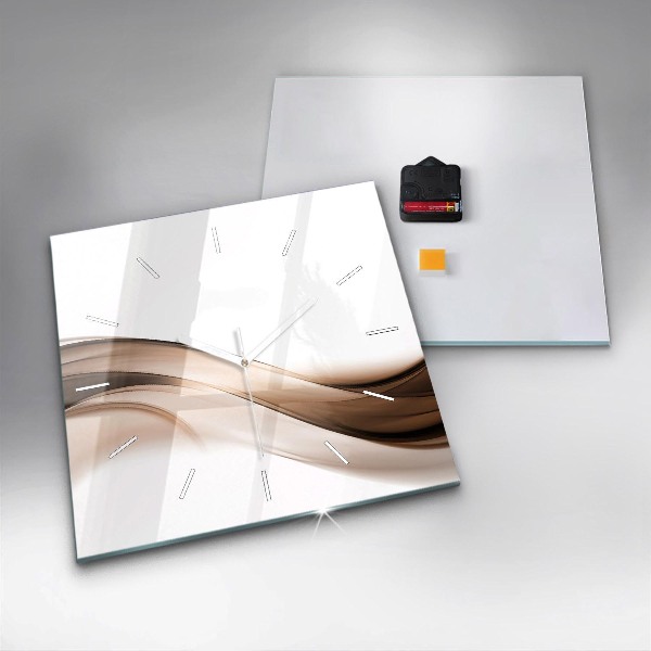 Szögletes fali üvegóra Absztrakciós vonal