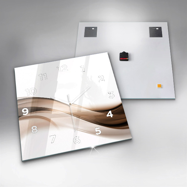 Szögletes fali üvegóra Absztrakciós vonal