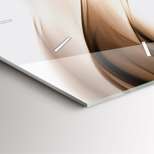 Szögletes fali üvegóra Absztrakciós vonal