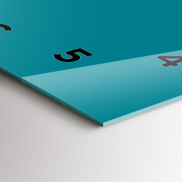 Szögletes fali üvegóra Tengeri