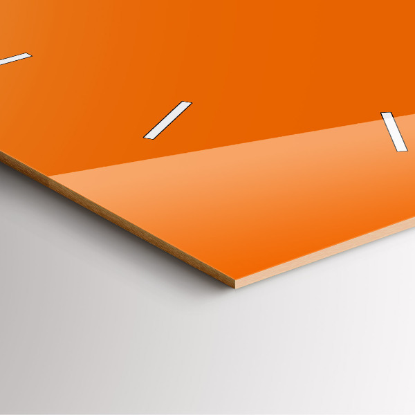 Szögletes fali üvegóra Narancs