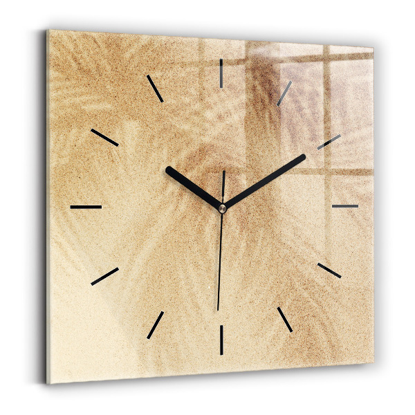 Szögletes fali üvegóra Arany absztrakció