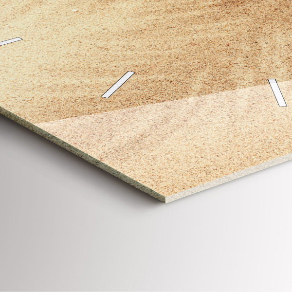 Szögletes fali üvegóra Arany absztrakció