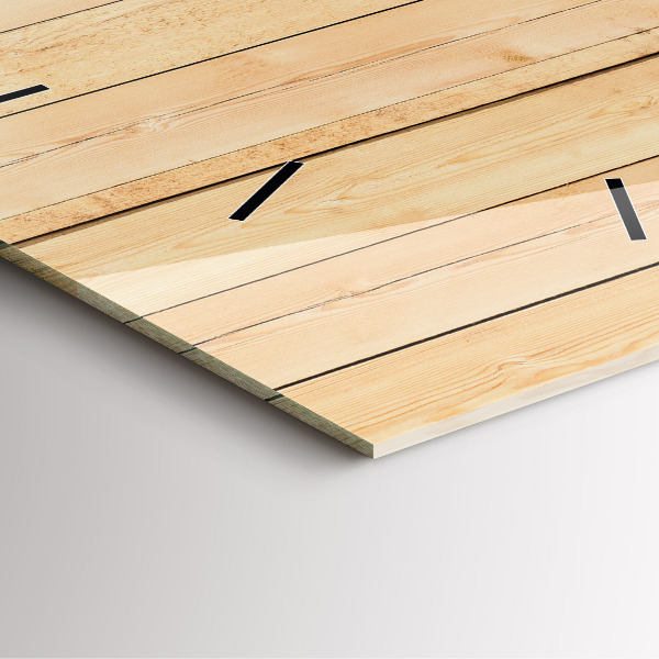 Szögletes fali üvegóra Fa táblák