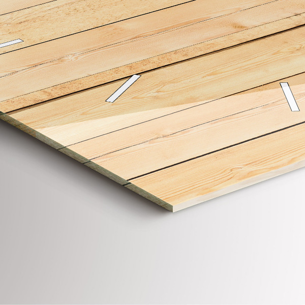 Szögletes fali üvegóra Fa táblák