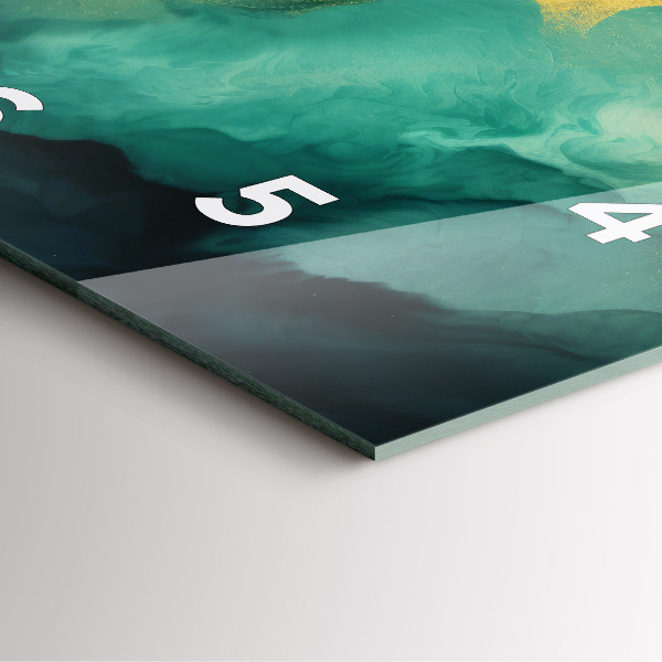 Szögletes fali üvegóra Szerpentin