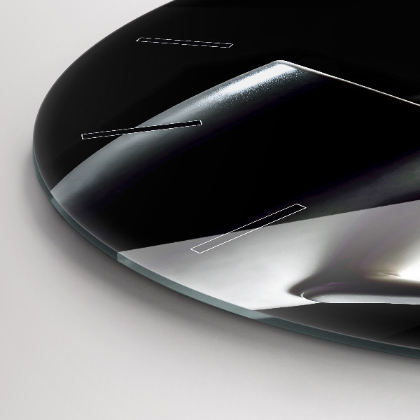 Kerek fali üvegóra Egy csésze kávét