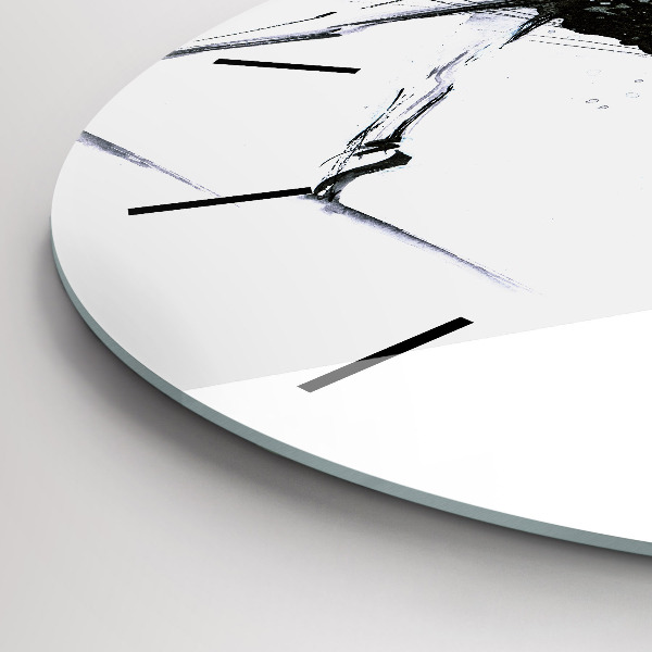 Kerek fali üvegóra Balettet táncoló nő