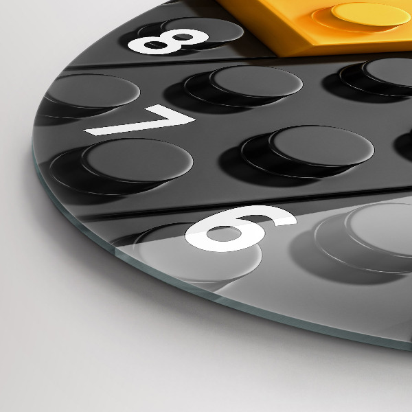 Kerek fali üvegóra Játék blokkok