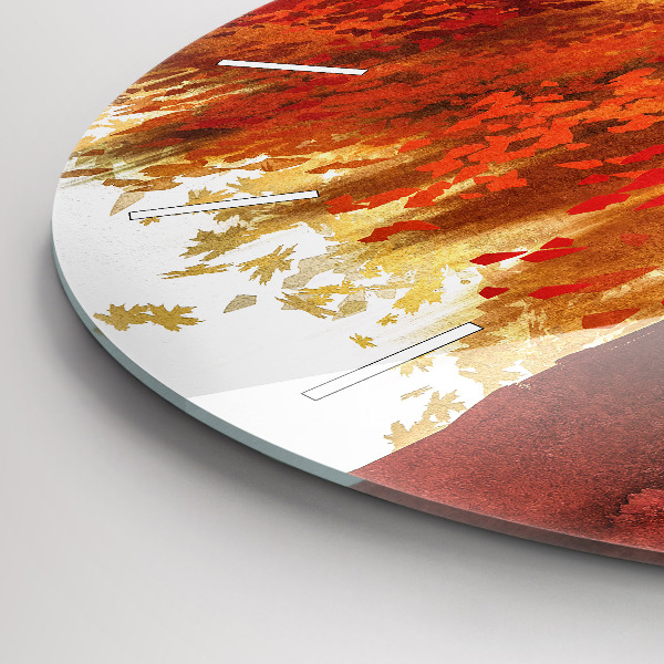 Kerek fali üvegóra Menyasszony ősszel