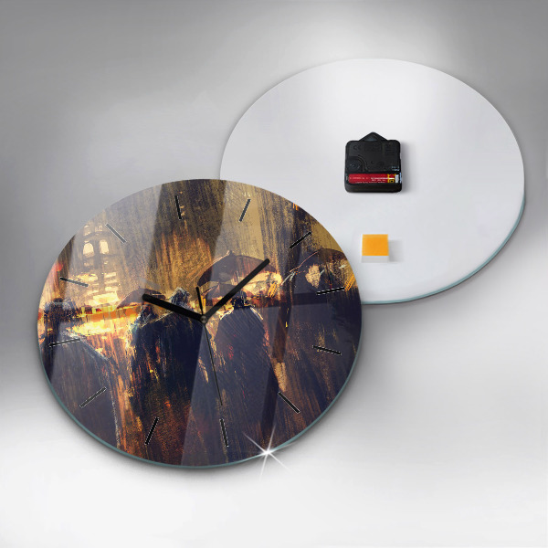 Kerek fali üvegóra Impresszionizmus a művészeti piactéren