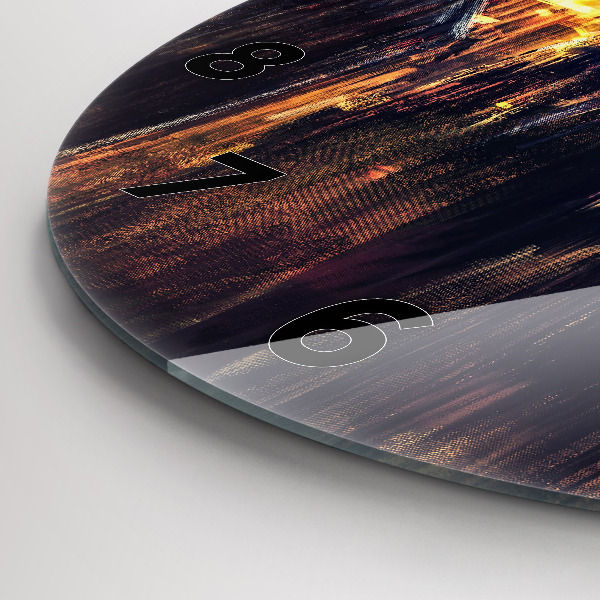 Kerek fali üvegóra Impresszionizmus a művészeti piactéren