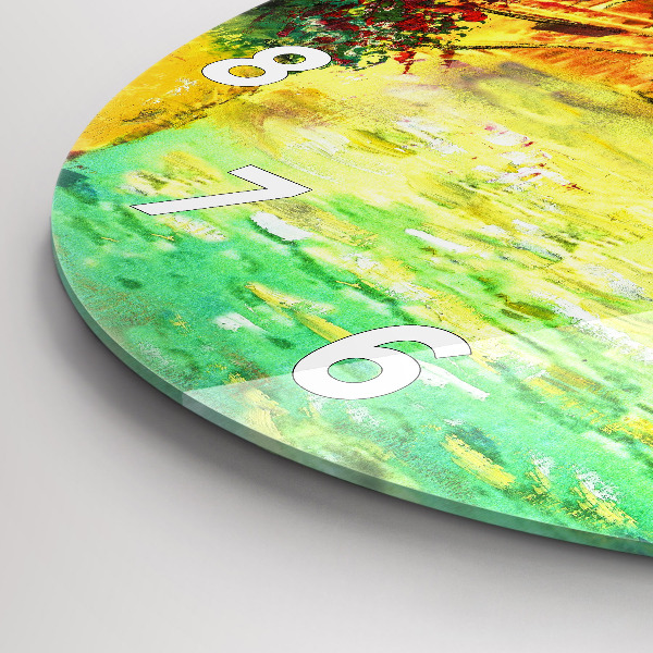 Kerek fali üvegóra Velence Rialto híd