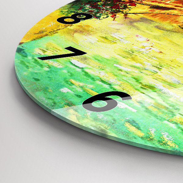 Kerek fali üvegóra Velence Rialto híd