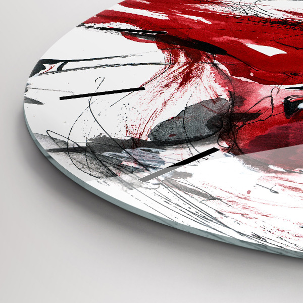 Kerek fali üvegóra Táncoló pár