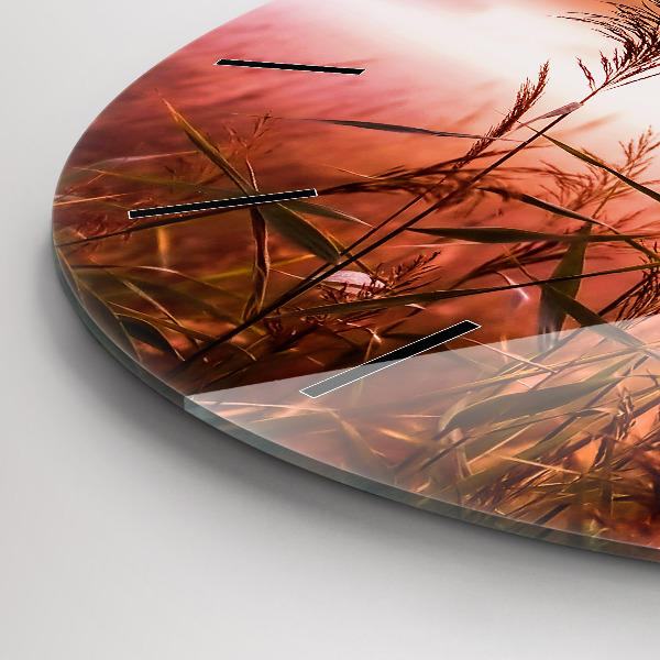 Kerek fali üvegóra Ködös reggel