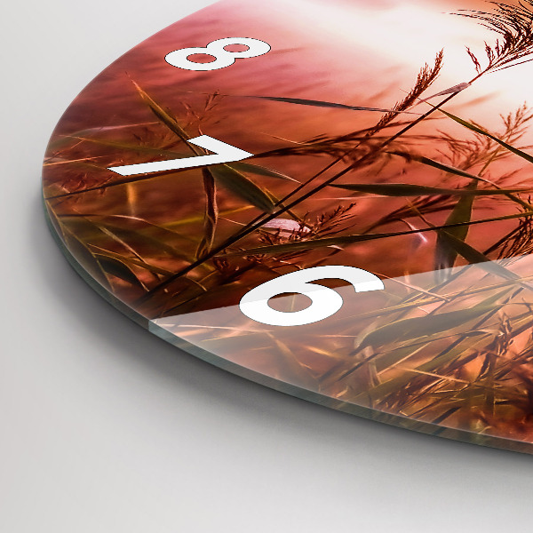 Kerek fali üvegóra Ködös reggel