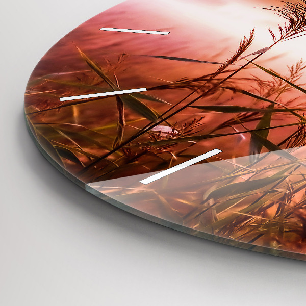 Kerek fali üvegóra Ködös reggel